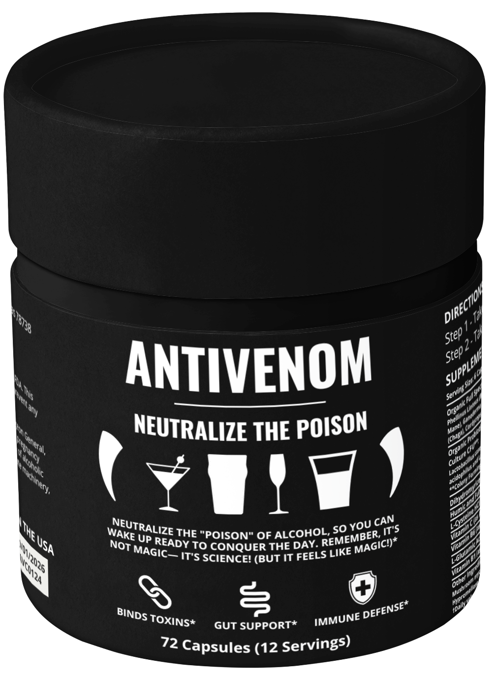 Antivenom- Hangover Prevention