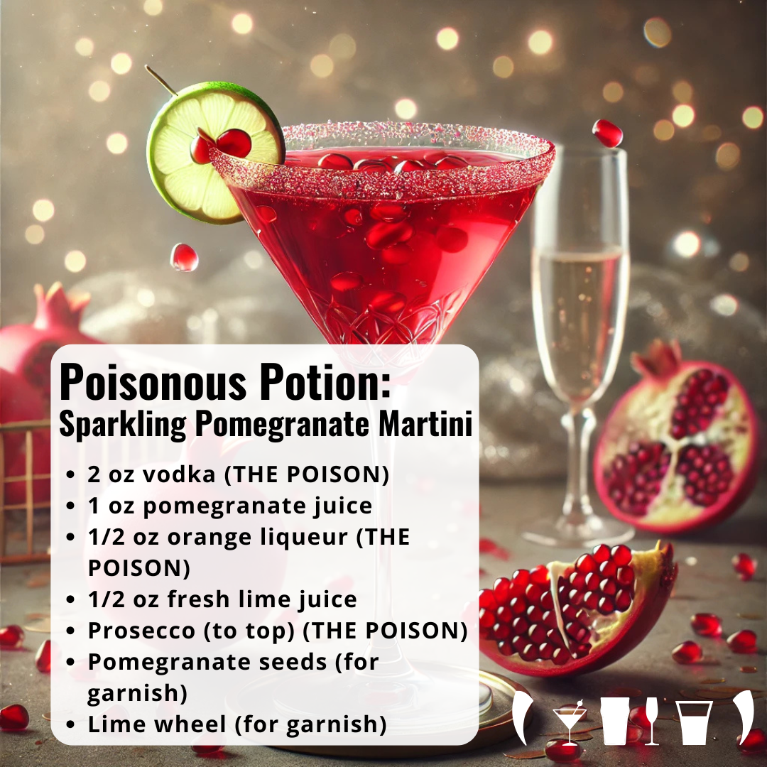 Sparkling Pomegranate Martini
